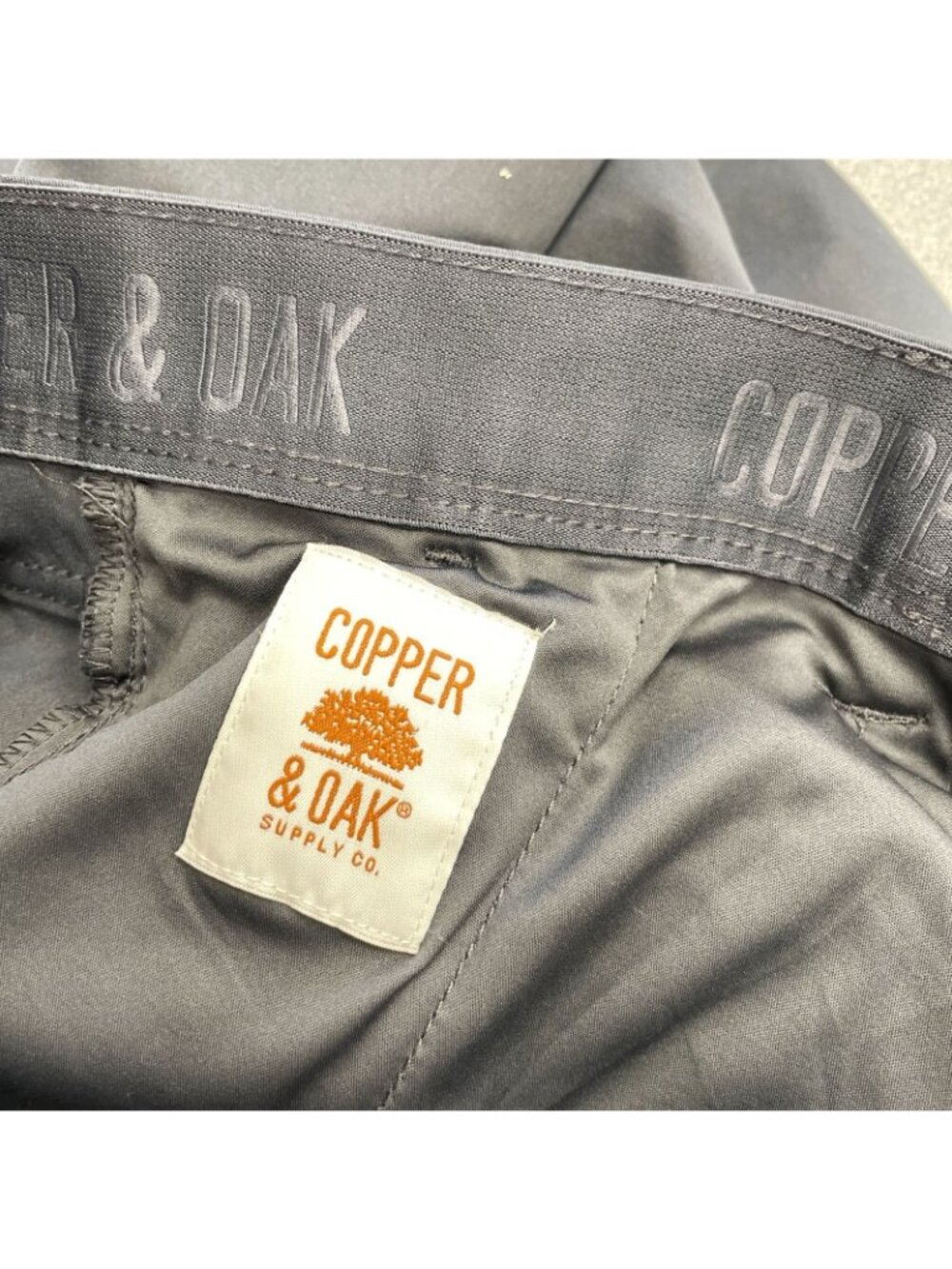Copper & Oak Men's Size 34x30 Gray Polyester Tech Pants Cargo N1355 - Picture 6 of 10
